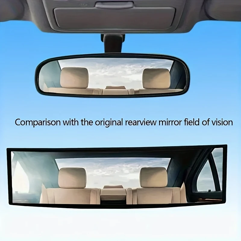 High Quality Universal ABS Black Clip-on Curved Convex Interior Rearview Mirror HD Wide Angle Anti-Glare Blind Spot Reduction Fo
High Quality Universal ABS Black Clip-on Curved Convex Interior Rearview Mirror HD Wide Angle Anti-Glare Blind Spot Reduction Fo