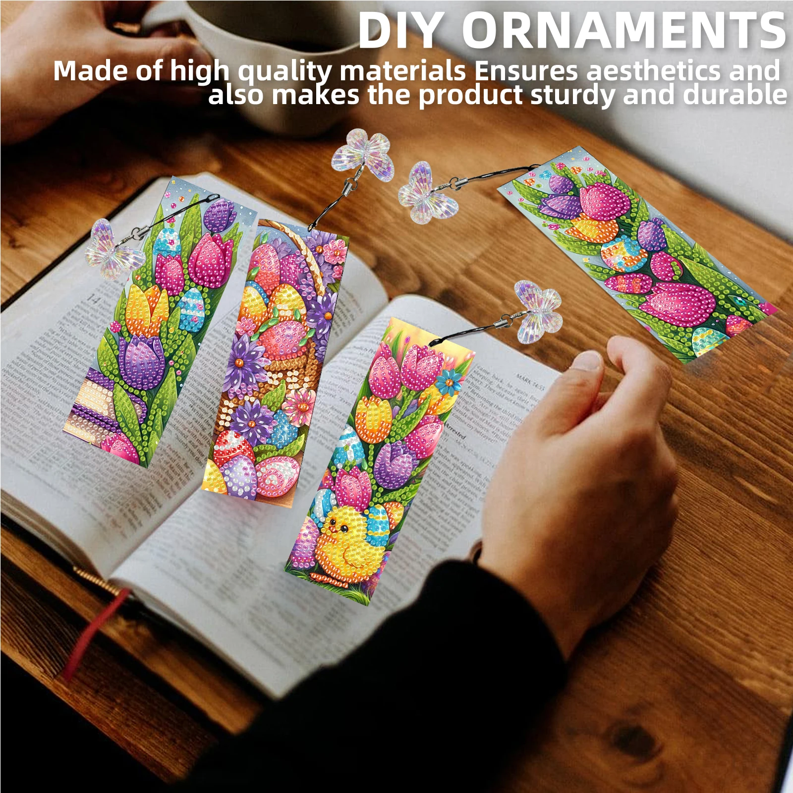 12Pcs Easter Cats DIY Diamond Art Painting Bookmark for Reading Enthusiasts
12Pcs Easter Cats DIY Diamond Art Painting Bookmark for Reading Enthusiasts