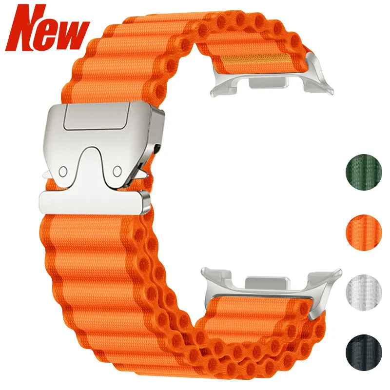 Nylon Loop Strap For Samsung Galaxy Watch 8 Classic 46MM Sports Trail Bracelet Band For Galaxy watch 8 44 40mm Accessories Band
Nylon Loop Strap For Samsung Galaxy Watch 8 Classic 46MM Sports Trail Bracelet Band For Galaxy watch 8 44 40mm Accessories Band