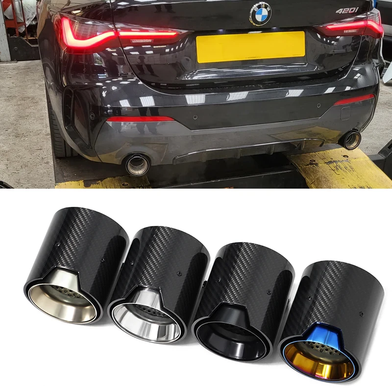 Наконечник выхлопной трубы с прямой заглушкой для BMW серии 4 G22 G23 G26, полированный стиль M Performance, наконечники выхлопной трубы из углеродного волокна, насадка выхлопной трубы
Наконечник выхлопной трубы с прямой заглушкой для BMW серии 4 G22 G23 G26, полированный стиль M Performance, наконечники выхлопной трубы из углеродного волокна, насадка выхлопной трубы