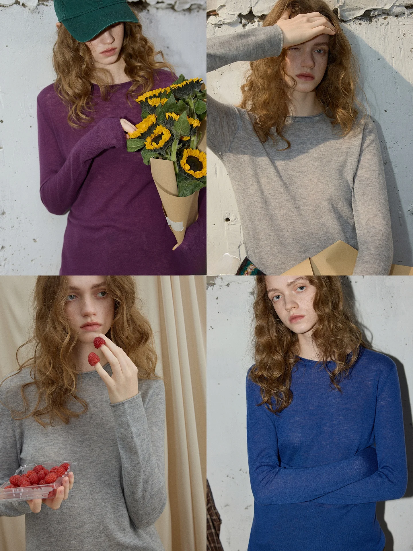BMLT Women's Long Sleeve round Neck Woolen Base Shirt Thin Pure Color Korean Style Standard Fit T-Shirt for Early Spring
BMLT Women's Long Sleeve round Neck Woolen Base Shirt Thin Pure Color Korean Style Standard Fit T-Shirt for Early Spring