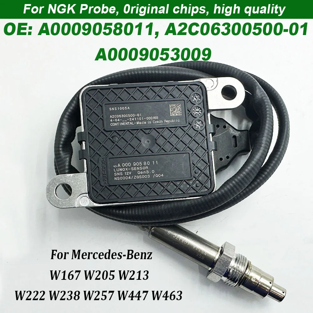 A0009058011 For Benz W222 W238 W257 W447 W463 W907 W910 For NGK Probe NOX Sensor A2C06300500-01 A0009053009 High Quality Chip
A0009058011 For Benz W222 W238 W257 W447 W463 W907 W910 For NGK Probe NOX Sensor A2C06300500-01 A0009053009 High Quality Chip