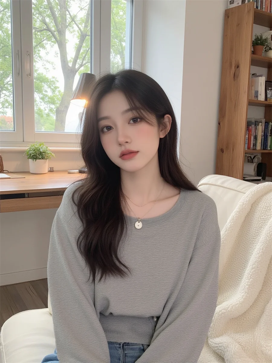 Woman Sweatshirts Long Sleeve Top Button Front White Pure Cotton Soft Material Comfortable Breathable Light Weight Spring Autumn
Woman Sweatshirts Long Sleeve Top Button Front White Pure Cotton Soft Material Comfortable Breathable Light Weight Spring Autumn