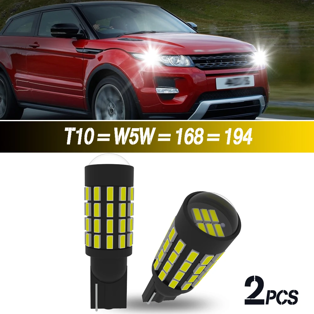 2X T10 W5W LED Canbus No Error 194 168 Bulb 5W5 5W 12V Super Bright Car Interior Side Light License Plate Lamp Auto
2X T10 W5W LED Canbus No Error 194 168 Bulb 5W5 5W 12V Super Bright Car Interior Side Light License Plate Lamp Auto