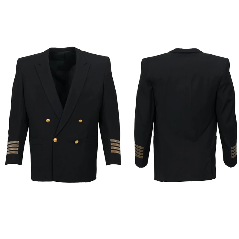 Custom Made 1965 Pilot Black Wool Jacket Film The Family Jewels Adult Mens Uniform Double Breasted Top Coat
Custom Made 1965 Pilot Black Wool Jacket Film The Family Jewels Adult Mens Uniform Double Breasted Top Coat