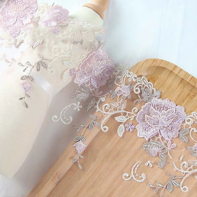15Yds Embroidery Lace Trim Pink Purple DIY Craft Sewing Supplies Skirt Hem Decoration Accessories Dolls Wedding
15Yds Embroidery Lace Trim Pink Purple DIY Craft Sewing Supplies Skirt Hem Decoration Accessories Dolls Wedding