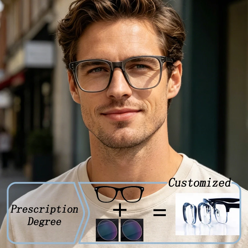 Square Retro Japanese Style Frame Photochromic Prescription Glasses Anti Blue Ray Hyperopia Myopia Astigmatism Amblyopia Eyewear
Square Retro Japanese Style Frame Photochromic Prescription Glasses Anti Blue Ray Hyperopia Myopia Astigmatism Amblyopia Eyewear