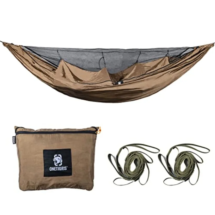 KOMPOUND Camping Hammock with Net Lightweight Portable Hammock with Warm Internal Cover and Tree Friendly Straps for Backpackin
KOMPOUND Camping Hammock with Net Lightweight Portable Hammock with Warm Internal Cover and Tree Friendly Straps for Backpackin