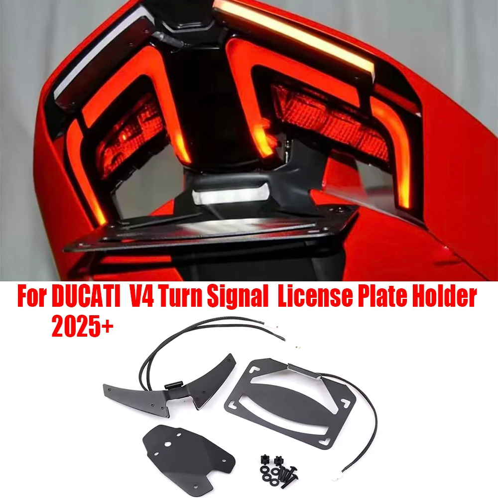 for DUCATI Panigale / Street Fighter V4/S V2 2025+ new motorcycle rear clean mudguard eliminator LED license plate light Kit
for DUCATI Panigale / Street Fighter V4/S V2 2025+ new motorcycle rear clean mudguard eliminator LED license plate light Kit