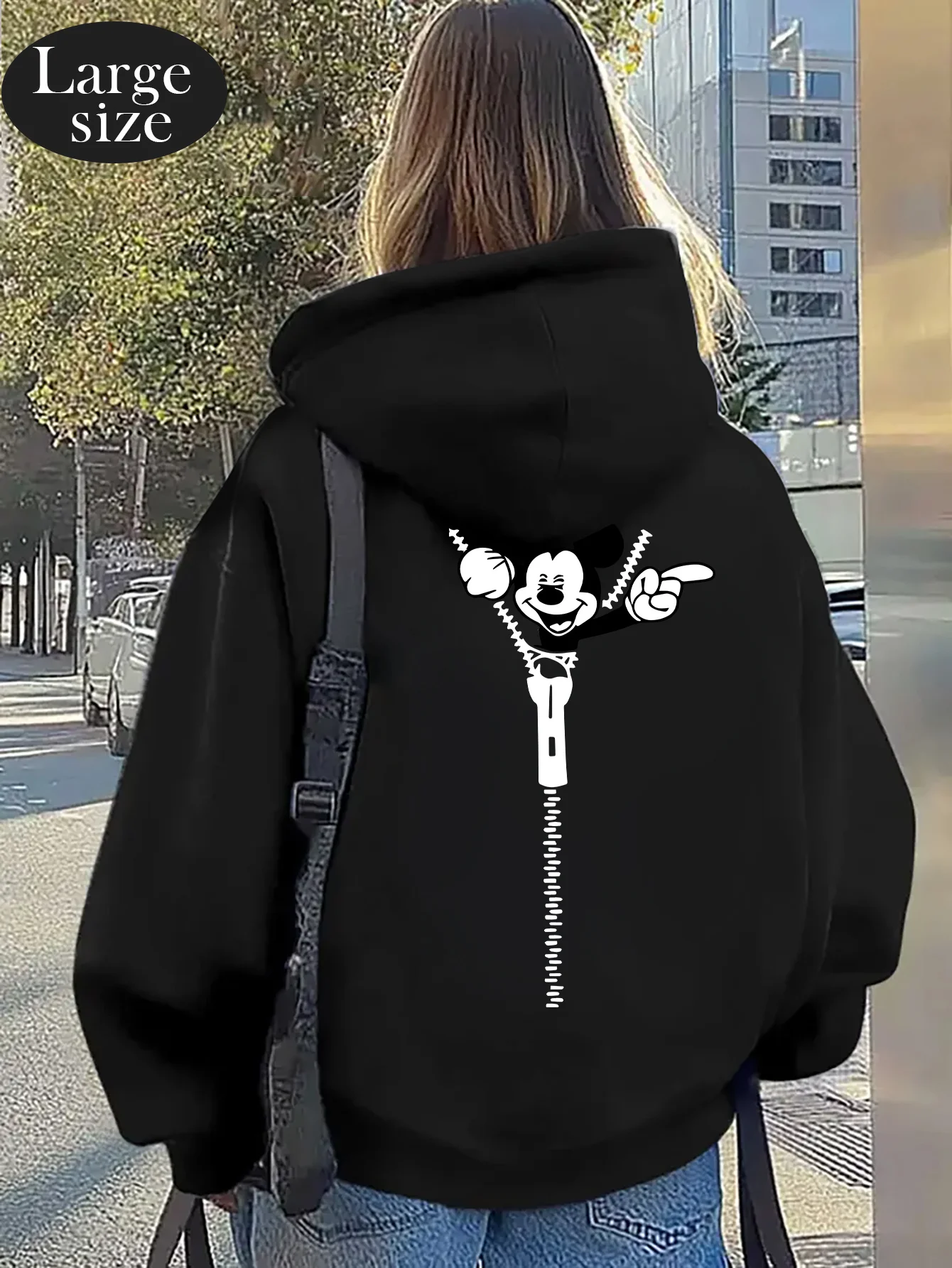 Толстовка с капюшоном Disney Fall/Winter Mickey Creative на молнии, с интерактивным принтом, 100% хлопок, для мужчин и женщин, повседневная, теплая
Толстовка с капюшоном Disney Fall/Winter Mickey Creative на молнии, с интерактивным принтом, 100% хлопок, для мужчин и женщин, повседневная, теплая