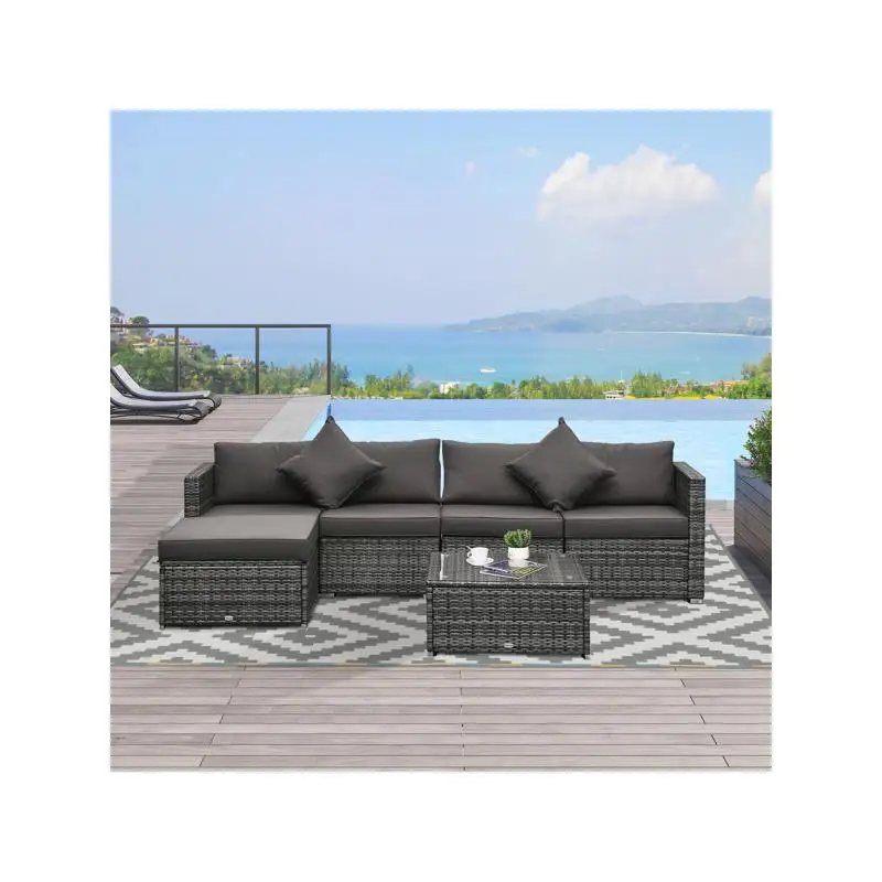 Outdoor Patio Furniture Set - 5 Piece Seating Ensemble for Garden, Deck, or Poolside
Outdoor Patio Furniture Set - 5 Piece Seating Ensemble for Garden, Deck, or Poolside