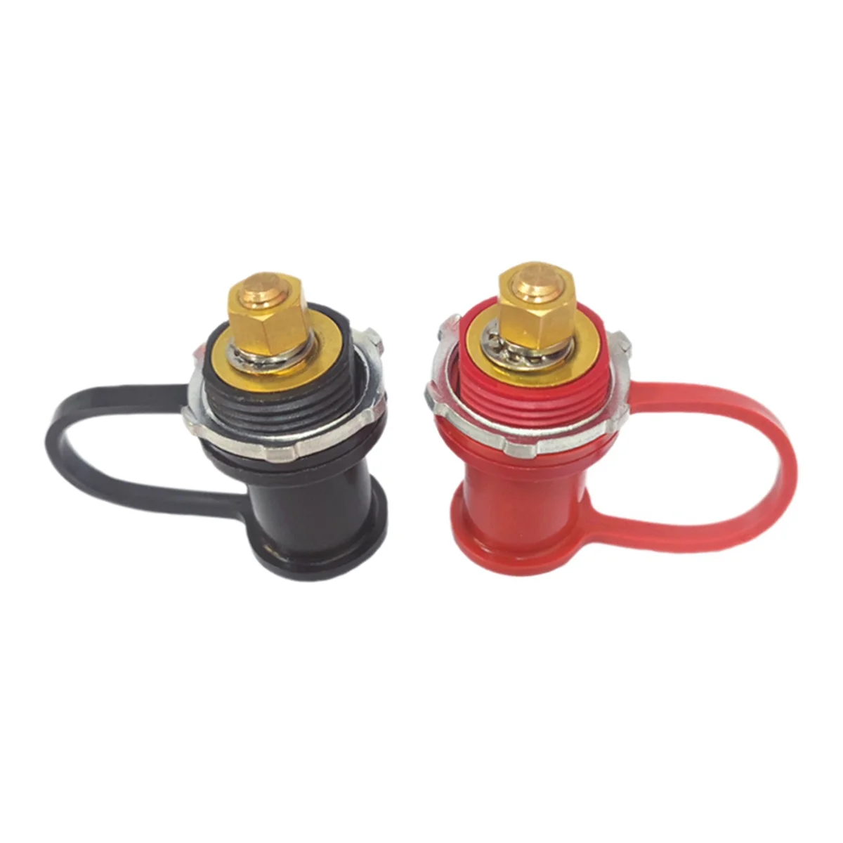 250A 12V Battery Charger Post Stud Remote Battery Terminals with Cap M10 Battery Jump Post for Auto Truck Boat ATV
250A 12V Battery Charger Post Stud Remote Battery Terminals with Cap M10 Battery Jump Post for Auto Truck Boat ATV