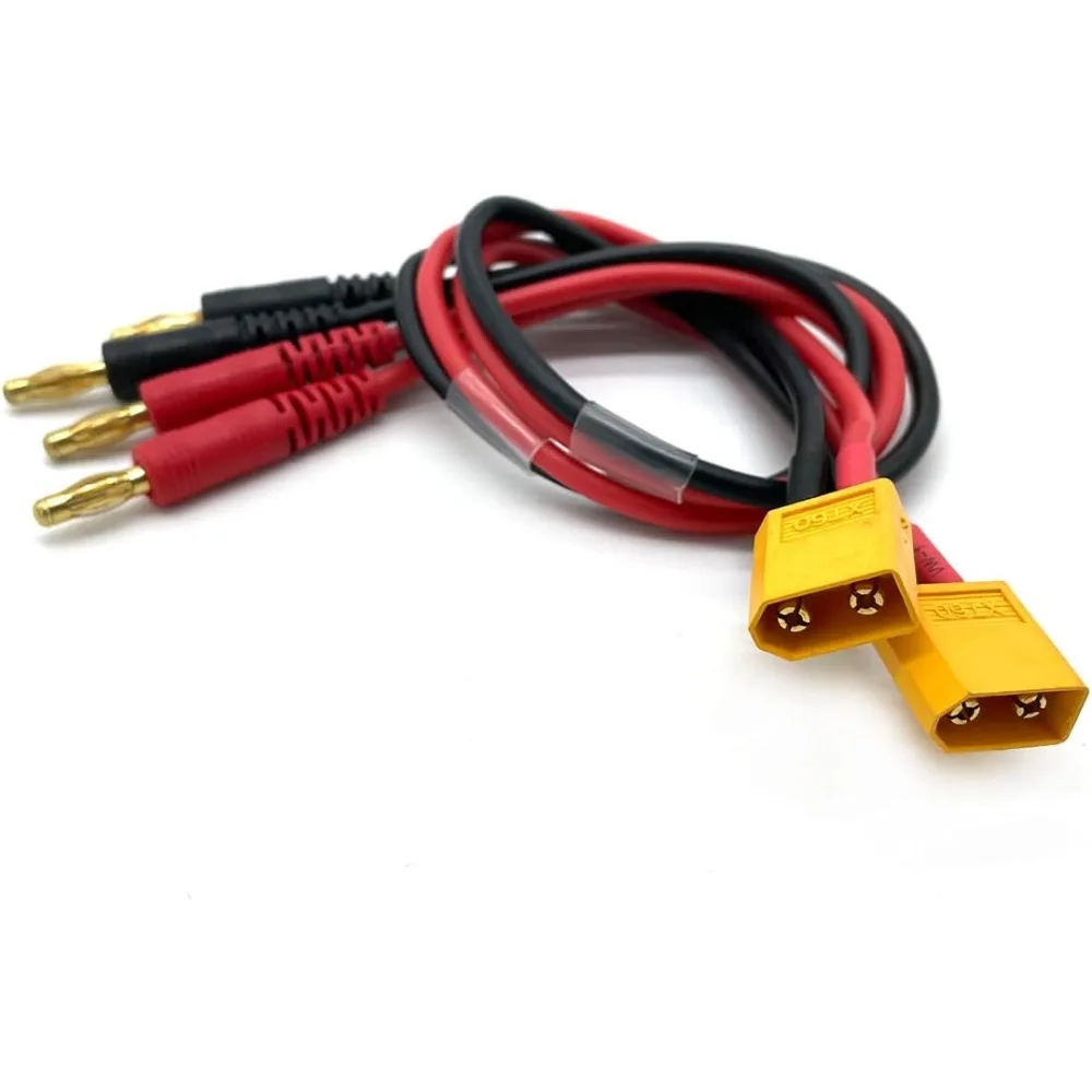 RC XT60 to 4mm Banana Plug Battery Charge Lead Adapter Cable Set
RC XT60 to 4mm Banana Plug Battery Charge Lead Adapter Cable Set