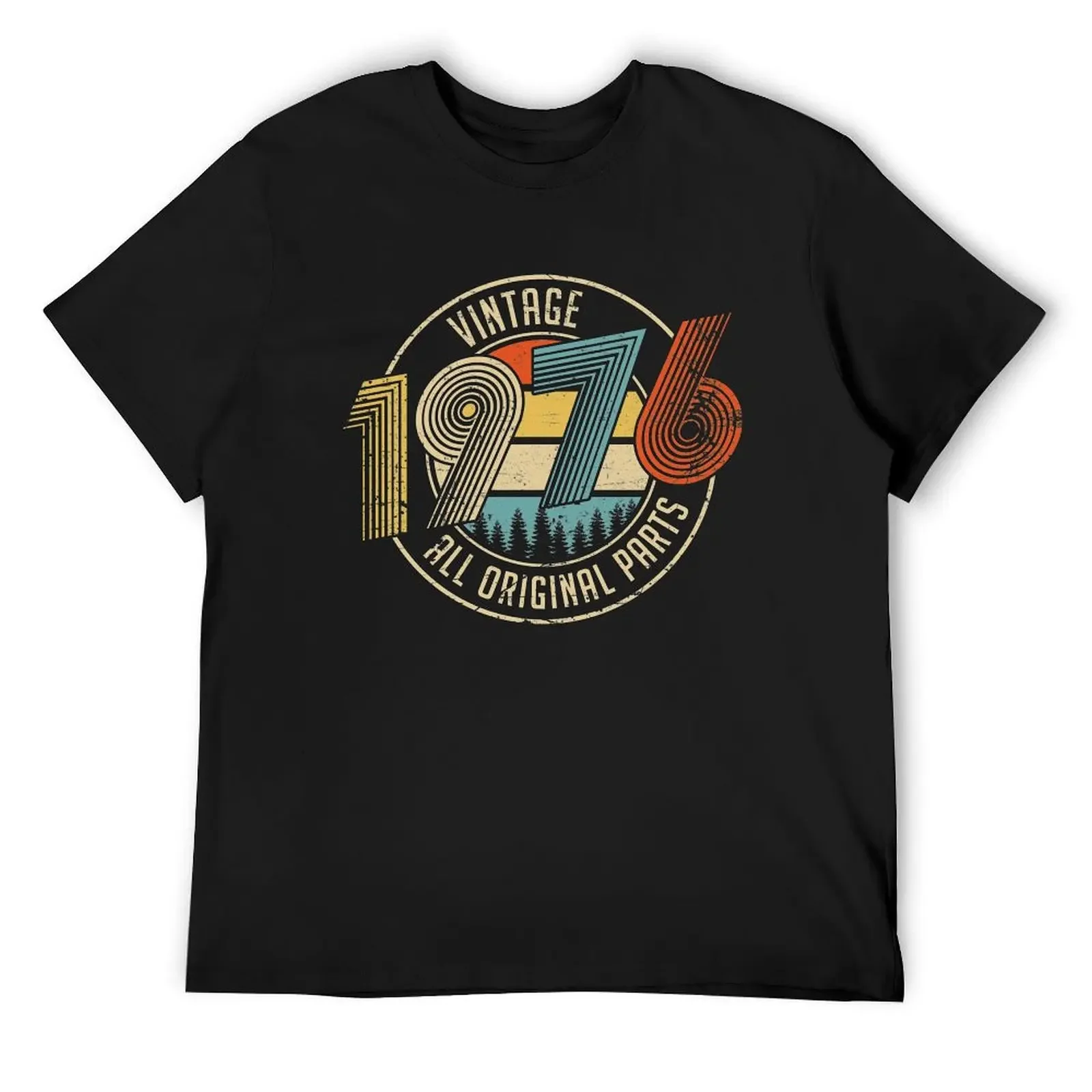 Vintage 1976 All Original Parts birthday gifts T-Shirt plus size clothes summer top blue lock tops T-shirt men
Vintage 1976 All Original Parts birthday gifts T-Shirt plus size clothes summer top blue lock tops T-shirt men