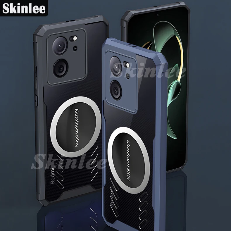 Skinlee Case For Xiaomi 13T Pro Car Magnetic Sheet Clear Heat Dissipation Shell For Xiaomi 13T Shockproof Phone Cover
Skinlee Case For Xiaomi 13T Pro Car Magnetic Sheet Clear Heat Dissipation Shell For Xiaomi 13T Shockproof Phone Cover