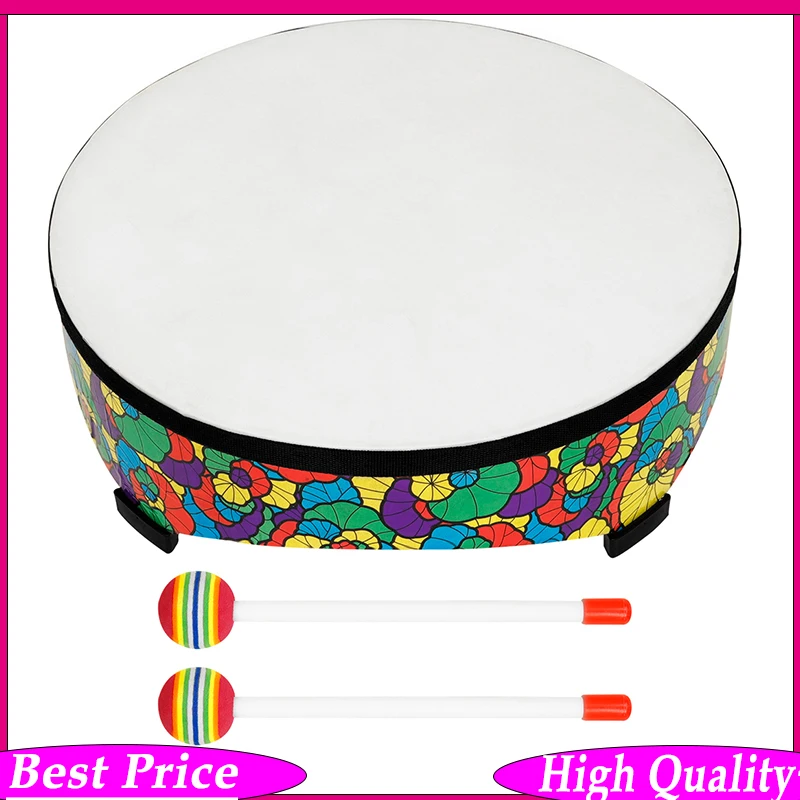 Handcrafted Sheepskin Drum – Natural Skin Drumhead with Vibrant Ethnic Pattern Decals Rich Tone & Decorative Percussion
Handcrafted Sheepskin Drum – Natural Skin Drumhead with Vibrant Ethnic Pattern Decals Rich Tone & Decorative Percussion