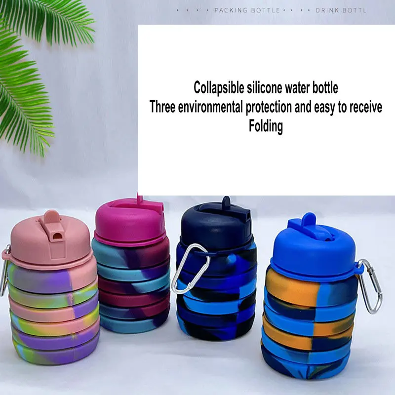 Food Grade Silicone Folding Water Cup Outdoor Portable Telescopic Drinking Cup Creative Colorful Sports Cycling Kettle
Food Grade Silicone Folding Water Cup Outdoor Portable Telescopic Drinking Cup Creative Colorful Sports Cycling Kettle