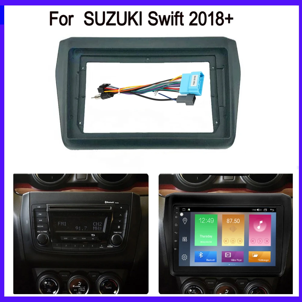 2 din Car Radio Fascia for Suzuki Swift 2016 2017 2018 2019 2020 Double din Radio Fascia Frame Adapter CD Panel Dash Trim Bezel
2 din Car Radio Fascia for Suzuki Swift 2016 2017 2018 2019 2020 Double din Radio Fascia Frame Adapter CD Panel Dash Trim Bezel