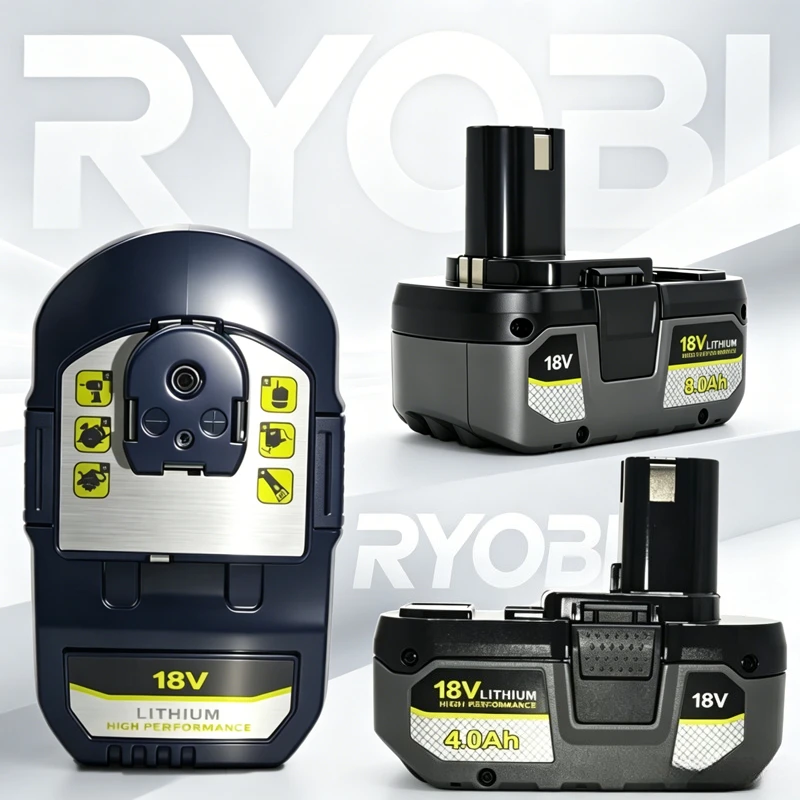 New RYOBI Original P108 18V 6.0/8.0Ah Lithium-ion High Capacity,For P203 P204 P210 RB18L50 RB18L20 Cordless Power Tools Battery
New RYOBI Original P108 18V 6.0/8.0Ah Lithium-ion High Capacity,For P203 P204 P210 RB18L50 RB18L20 Cordless Power Tools Battery