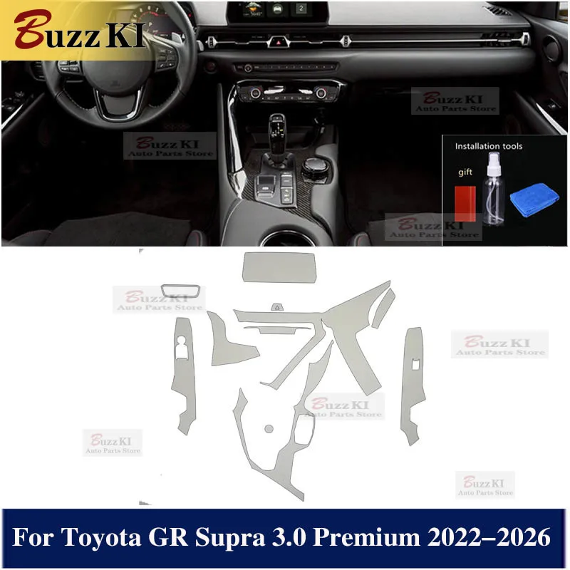 For Toyota GR Supra 3.0 Premium 2022-2026 TPU Pre Cut Navigation Gear Console Car Interior Repair Protective Car Film Sticker
For Toyota GR Supra 3.0 Premium 2022-2026 TPU Pre Cut Navigation Gear Console Car Interior Repair Protective Car Film Sticker