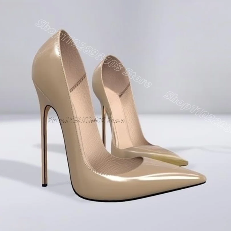 Red Shallow Slip on Pumps Stiletto Patent Leather Pointed Toe British Style Women Casual Sexy Pumps 2025 Zapatos Para Mujere
Red Shallow Slip on Pumps Stiletto Patent Leather Pointed Toe British Style Women Casual Sexy Pumps 2025 Zapatos Para Mujere