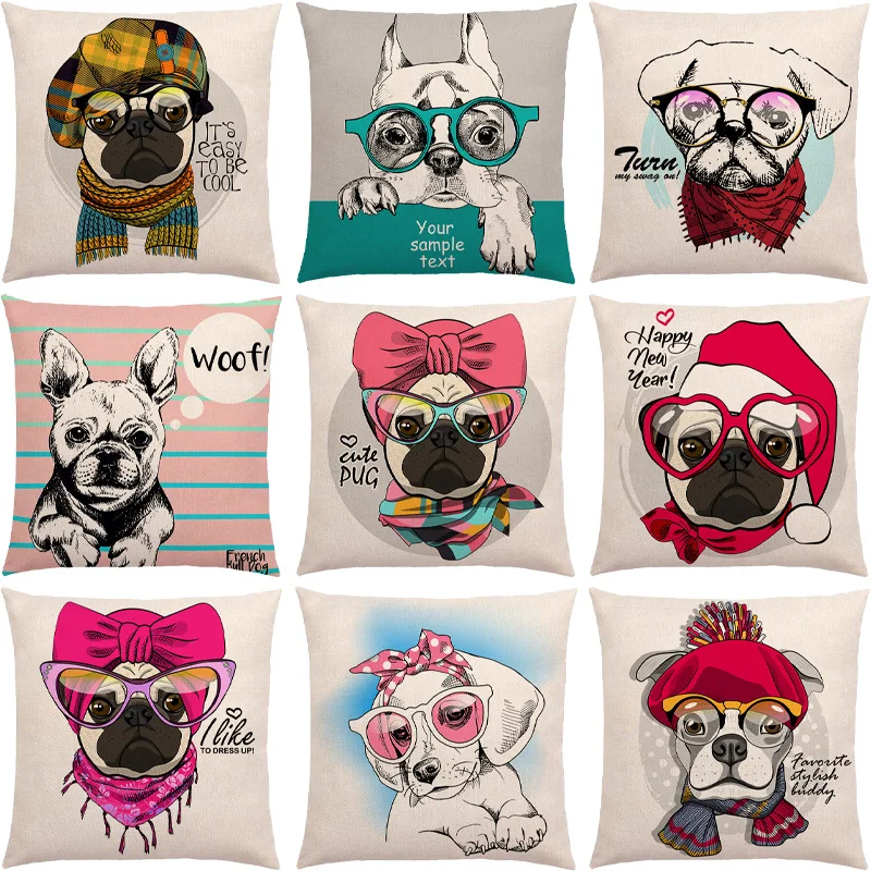 Cute Dog Pillow Case Funny Dog Pillowcase Kids Girl Boy Room Bedroom Decoration Sofa Bed Chair Throw Pillow Cover 45x45
Cute Dog Pillow Case Funny Dog Pillowcase Kids Girl Boy Room Bedroom Decoration Sofa Bed Chair Throw Pillow Cover 45x45