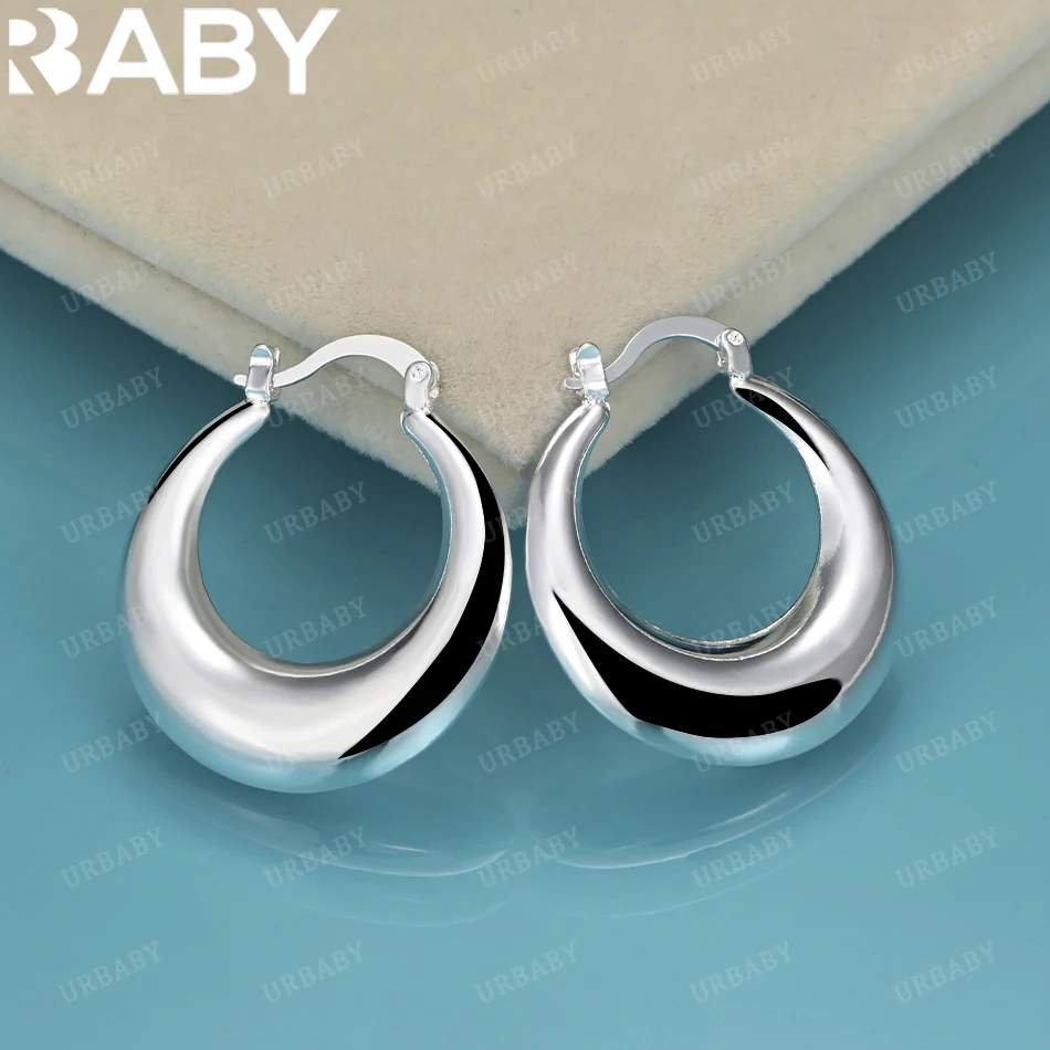 URBABY Fashion For Women 925 Sterling Silver Water Drop Hoop Earring Beautiful High Quality Wedding Jewelry Cute Gift
URBABY Fashion For Women 925 Sterling Silver Water Drop Hoop Earring Beautiful High Quality Wedding Jewelry Cute Gift