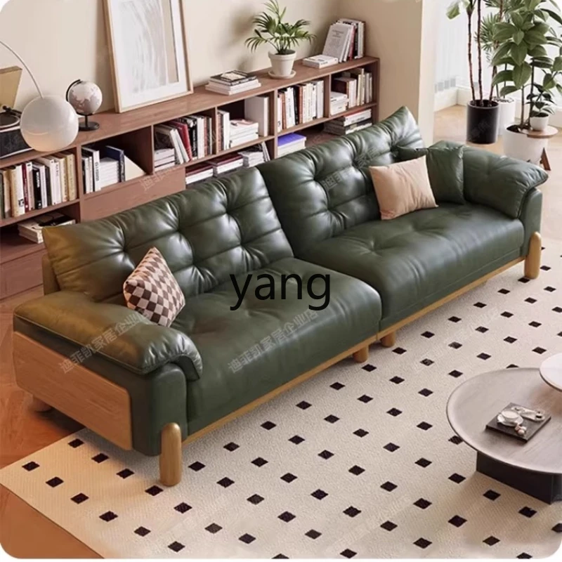 LTT antique sofa living room three-person solid wood cloud retro oil wax leather sofa
LTT antique sofa living room three-person solid wood cloud retro oil wax leather sofa