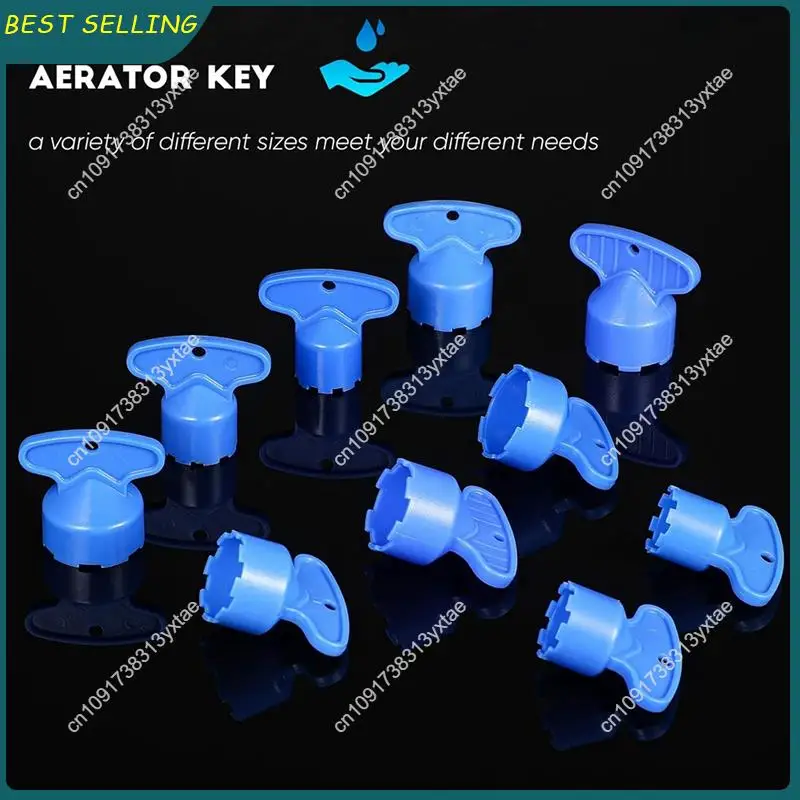N09R-Faucet Aerator Removal Wrench Tool Kit, Blue, 10 Pieces, Sizes: 16.5MM To 24MM, Includes Recessed Aerator Key
N09R-Faucet Aerator Removal Wrench Tool Kit, Blue, 10 Pieces, Sizes: 16.5MM To 24MM, Includes Recessed Aerator Key