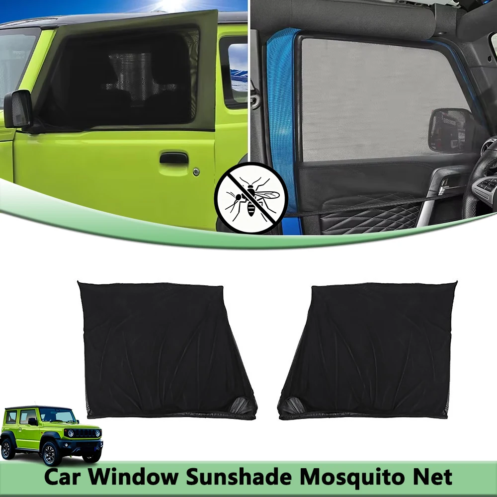 2Pcs Side Window Insect Screen Mesh Sun Shade Curtain For Suzuki Jimny JB64 JB74 2007-2026 Interior Protection Parts Accessories
2Pcs Side Window Insect Screen Mesh Sun Shade Curtain For Suzuki Jimny JB64 JB74 2007-2026 Interior Protection Parts Accessories