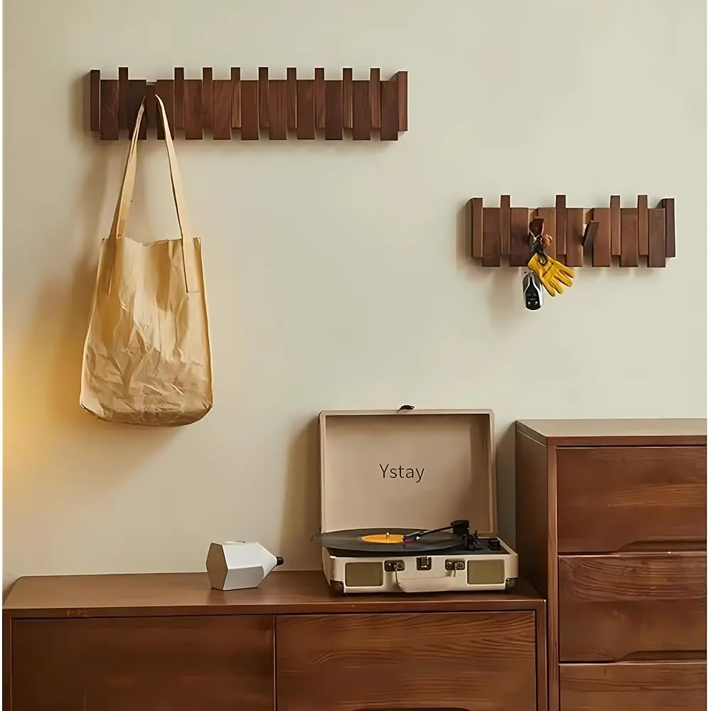 Walnut Paint-12 Hooks Wall Mounted Coat Rackhooks Piano Key Hangers Natural Solid Wood Hanger Non-Woven Fabric Clothes Hangers
Walnut Paint-12 Hooks Wall Mounted Coat Rackhooks Piano Key Hangers Natural Solid Wood Hanger Non-Woven Fabric Clothes Hangers