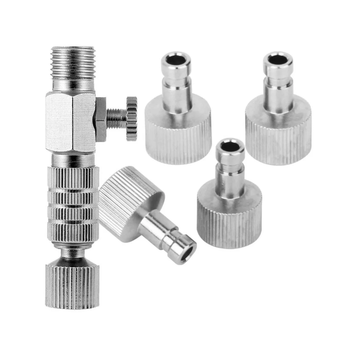 Durable Airbrush Quick Release Coupling Disconnect Connector Adapter Standard 1/8 Inch Plug Fitting
Durable Airbrush Quick Release Coupling Disconnect Connector Adapter Standard 1/8 Inch Plug Fitting