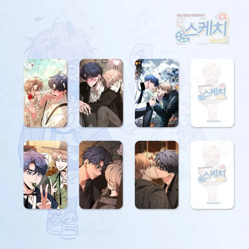 Sketch Anime 3inch Card Lee Joobin Bl Photo Cards Choi Ilkyung Photomasks Stationery Sticker Book Kids Friends Gift for Fans Cos 
Sketch Anime 3inch Card Lee Joobin Bl Photo Cards Choi Ilkyung Photomasks Stationery Sticker Book Kids Friends Gift for Fans Cos