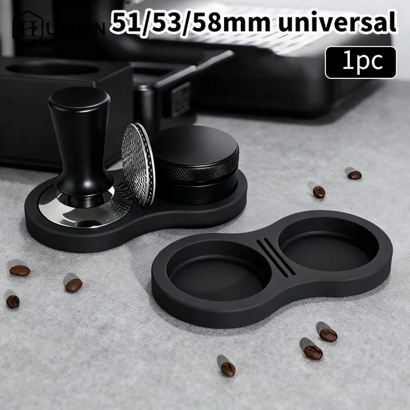 Double Slot Espresso Tamper Silicone Pad NonSlip Holder Mat Heat Resistant for Barista Cafe Kitchen Equipment
Double Slot Espresso Tamper Silicone Pad NonSlip Holder Mat Heat Resistant for Barista Cafe Kitchen Equipment