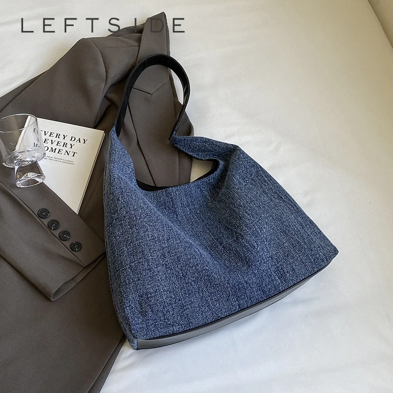 LEFTSIDE Small Denim Underarm Bags for Women 2024 Y2K Korean Fashion Crossbody Bag Lady Shoulder Bag Lady Handbags and Purse
LEFTSIDE Small Denim Underarm Bags for Women 2024 Y2K Korean Fashion Crossbody Bag Lady Shoulder Bag Lady Handbags and Purse