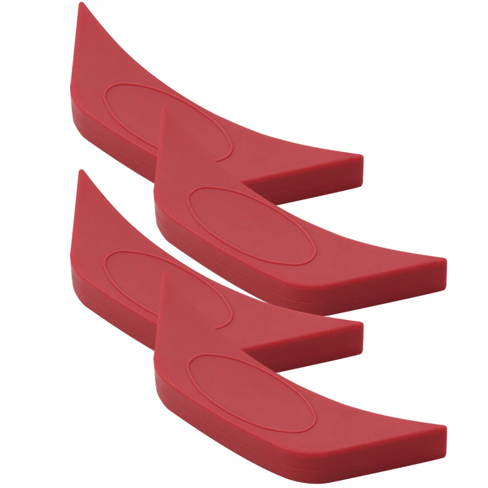 4 Pcs Handle Silicone Pot Earrings Pan Holder Covers Potholder Holders Bracket Cooker Sleeve Red
4 Pcs Handle Silicone Pot Earrings Pan Holder Covers Potholder Holders Bracket Cooker Sleeve Red