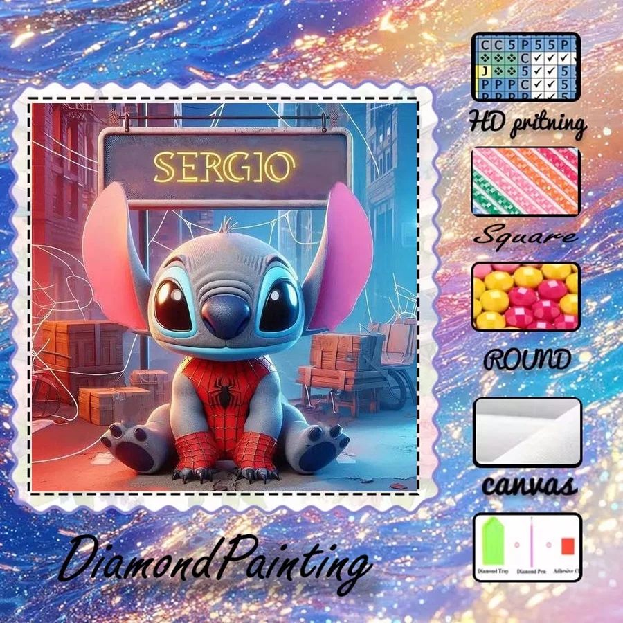 1 piece - Potdemiel-5D-DIY - Flocking cloth - Special drill - Diamond painting set - Cartoon character - Diamond art
1 piece - Potdemiel-5D-DIY - Flocking cloth - Special drill - Diamond painting set - Cartoon character - Diamond art