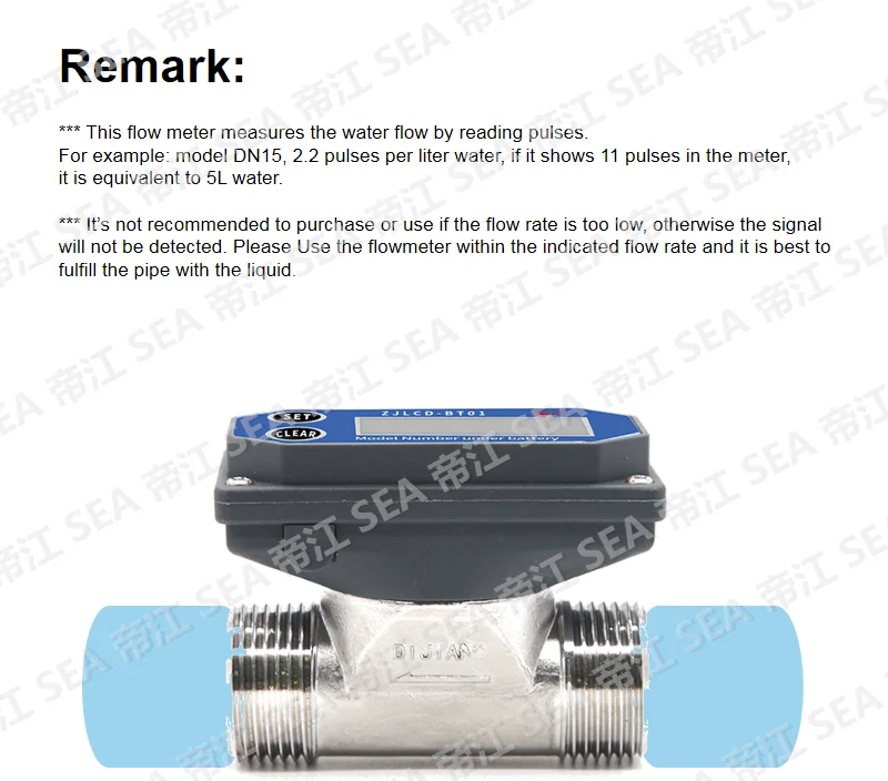 Цифровой расходомер воды из нержавеющей стали 3/4 дюйма для сельскохозяйственного орошения, 20 бар, электронный турбинный счетчик ZJLCD-BT01 (SUS), серый
Цифровой расходомер воды из нержавеющей стали 3/4 дюйма для сельскохозяйственного орошения, 20 бар, электронный турбинный счетчик ZJLCD-BT01 (SUS), серый