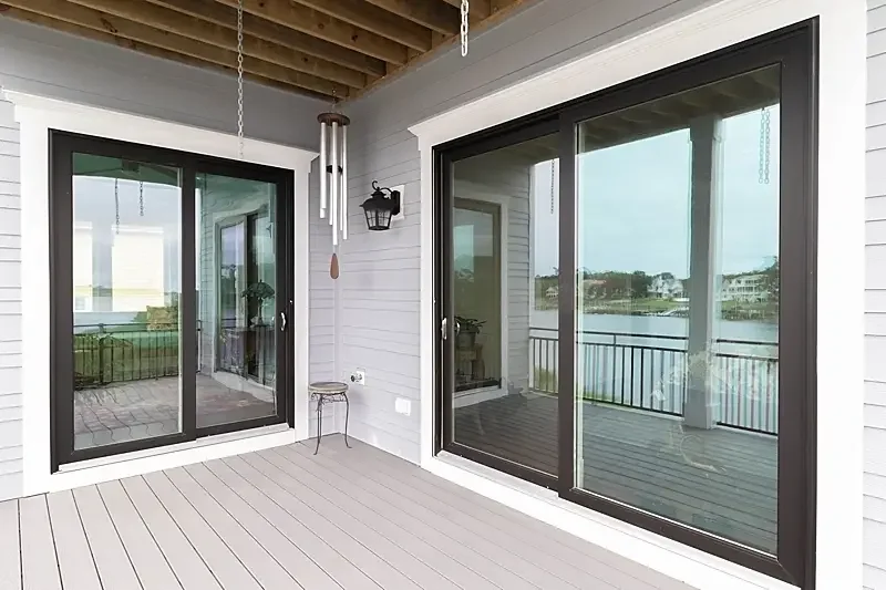 Slide Door Simple Design Thermal Break Aluminum Sliding Doors Double Glazed Heavy Duty High Security Door for House Custom
Slide Door Simple Design Thermal Break Aluminum Sliding Doors Double Glazed Heavy Duty High Security Door for House Custom