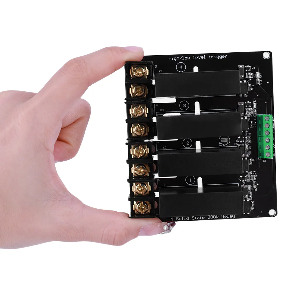 380V 8A 1CH 2C 4CH Solid State Relay Board D3808 SSR Board Solid State Relay Module High Low Level H-L Trigger Board for Arduino
380V 8A 1CH 2C 4CH Solid State Relay Board D3808 SSR Board Solid State Relay Module High Low Level H-L Trigger Board for Arduino