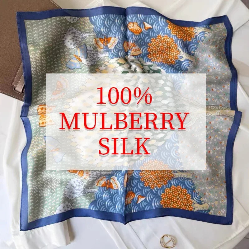 2026 New 100% Pure Silk Scarf Women Neck Hair Foulard Bandana Square Small Headband Hijab Print Poncho Scarves Pashmina 53×53cm
2026 New 100% Pure Silk Scarf Women Neck Hair Foulard Bandana Square Small Headband Hijab Print Poncho Scarves Pashmina 53×53cm