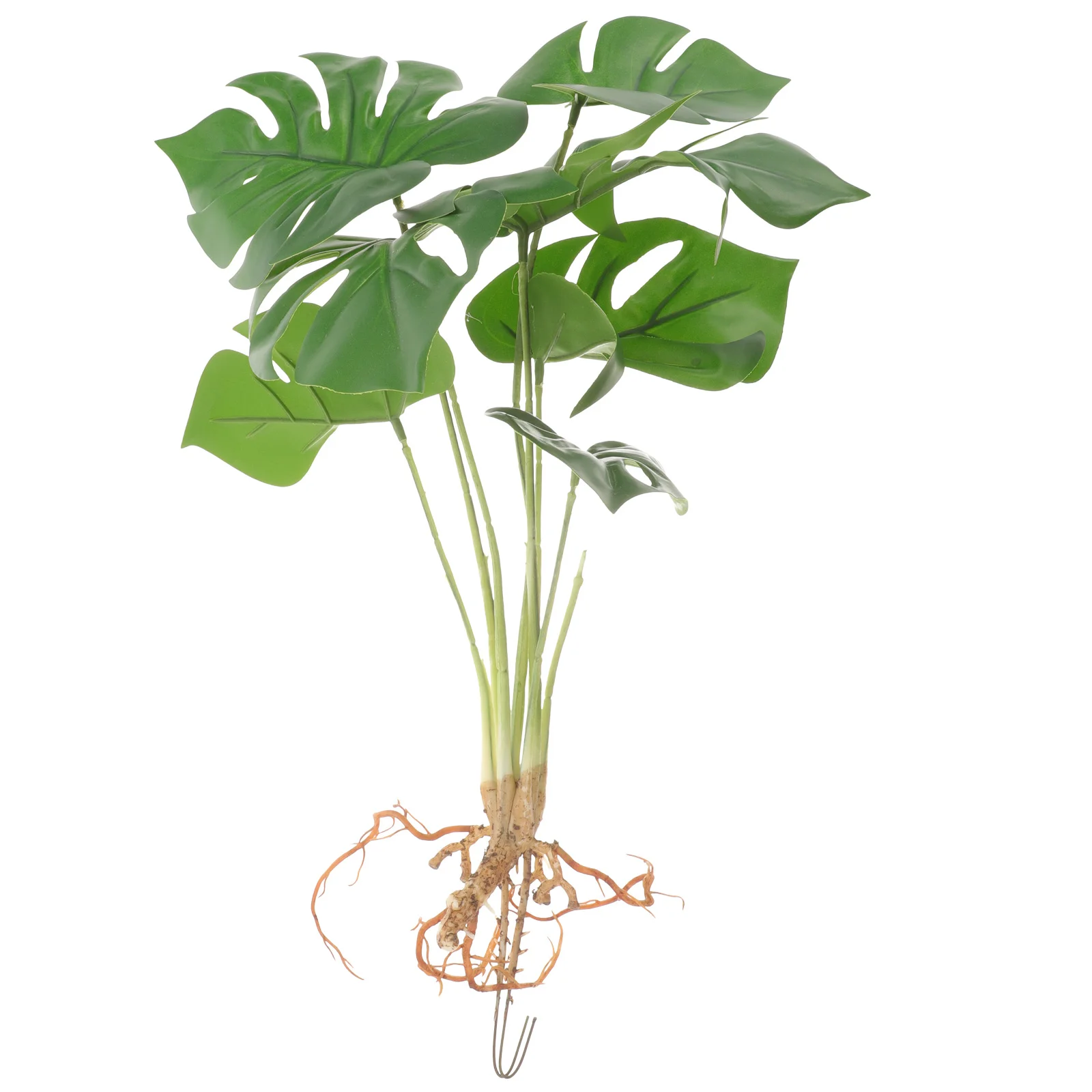 Fake Monstera Plant Wear-Resistant Artificial Greenery Vivid Tabletop Decor For Home Office Small Faux Plant Room 
Fake Monstera Plant Wear-Resistant Artificial Greenery Vivid Tabletop Decor For Home Office Small Faux Plant Room