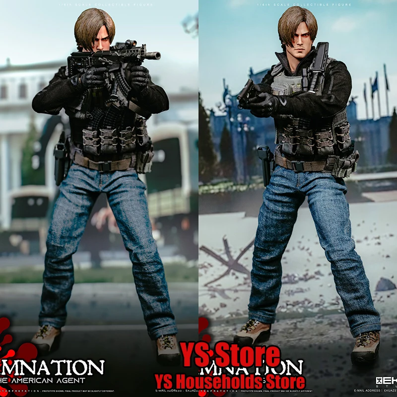 EKUAZ STUDIO EKS09 1/6 Scale Damnation The American Agent Leon Killer Man Action Figure Display 12inch Full Set Soldier Model
EKUAZ STUDIO EKS09 1/6 Scale Damnation The American Agent Leon Killer Man Action Figure Display 12inch Full Set Soldier Model