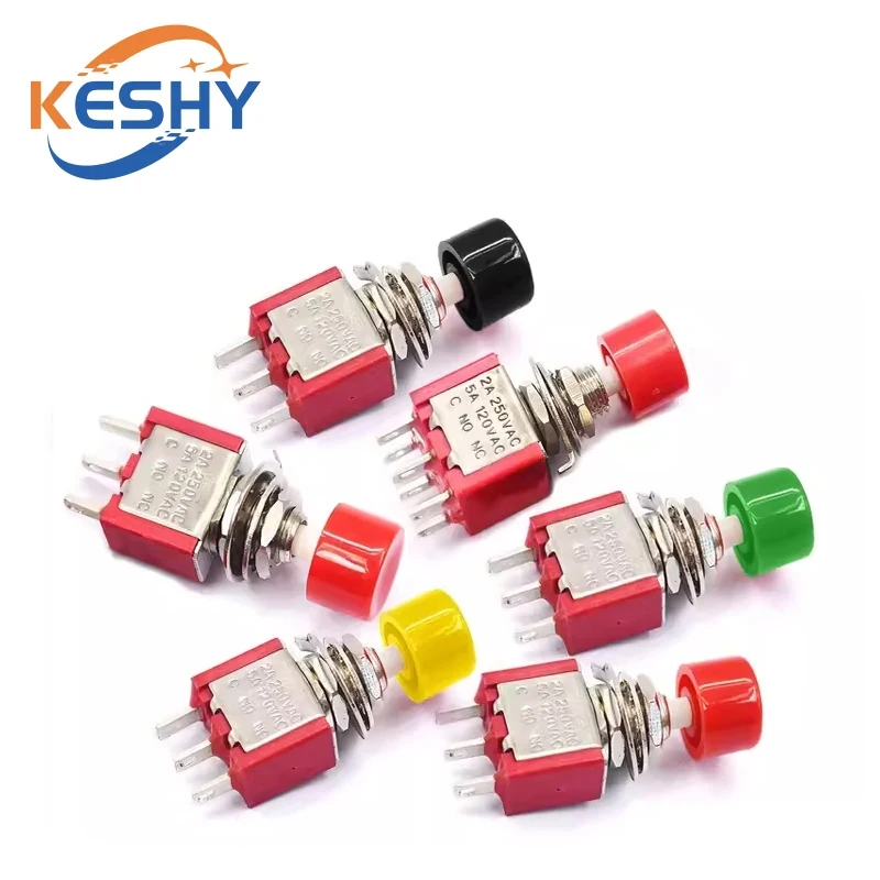 PS-102 3Pin C-NO-NC 6mm Mini Momentary Automatic Return Push Button Switch 2A250VAC/5A 120VAC Toggle Switches PS-102 MTS-102
PS-102 3Pin C-NO-NC 6mm Mini Momentary Automatic Return Push Button Switch 2A250VAC/5A 120VAC Toggle Switches PS-102 MTS-102