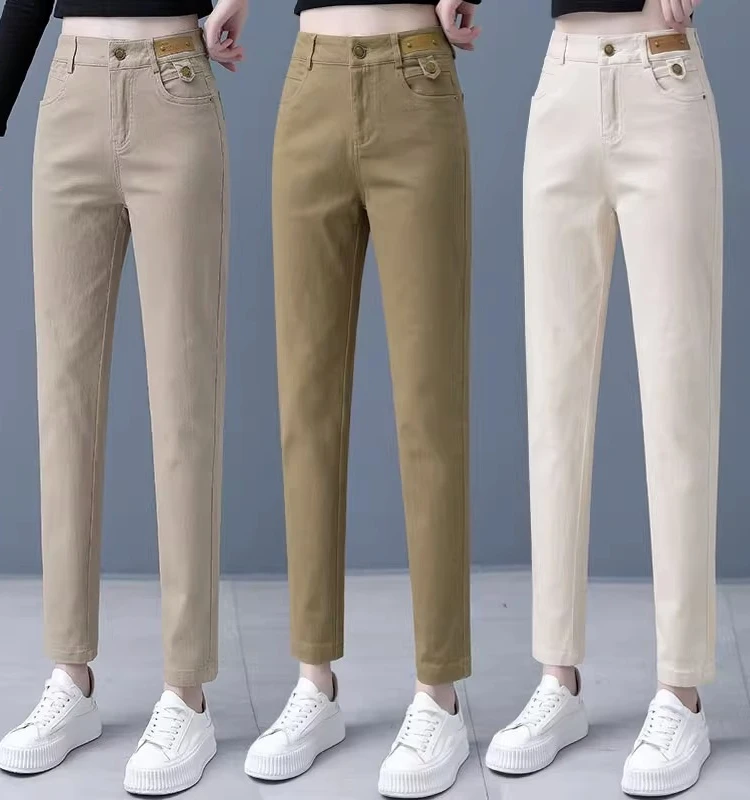 High Waist Loose Women's Jeans Harlan Style Straight Leg Smoke Tube Pants Spring Autumn Casual Nine Point Cuffed Ankle Pants
High Waist Loose Women's Jeans Harlan Style Straight Leg Smoke Tube Pants Spring Autumn Casual Nine Point Cuffed Ankle Pants