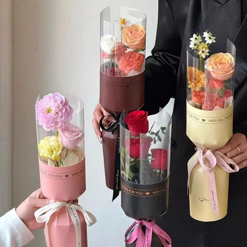 New DIY Mother's Day Bouquet Bag Romantic Bouquet Waterproof Flower Wrapping Paper Girl Friend Birthday Literary Packaging Bags
New DIY Mother's Day Bouquet Bag Romantic Bouquet Waterproof Flower Wrapping Paper Girl Friend Birthday Literary Packaging Bags
