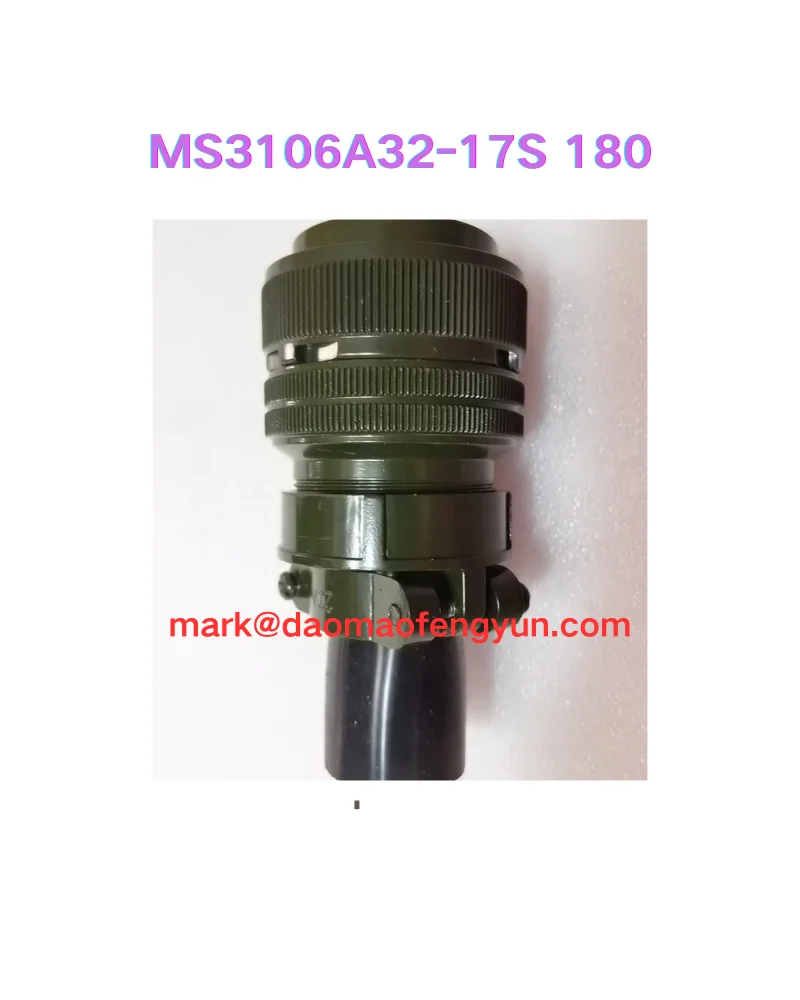 MS3106A32-17S 180 Совершенно новый разъем питания с прямой головкой,
MS3106A32-17S 180 Совершенно новый разъем питания с прямой головкой,