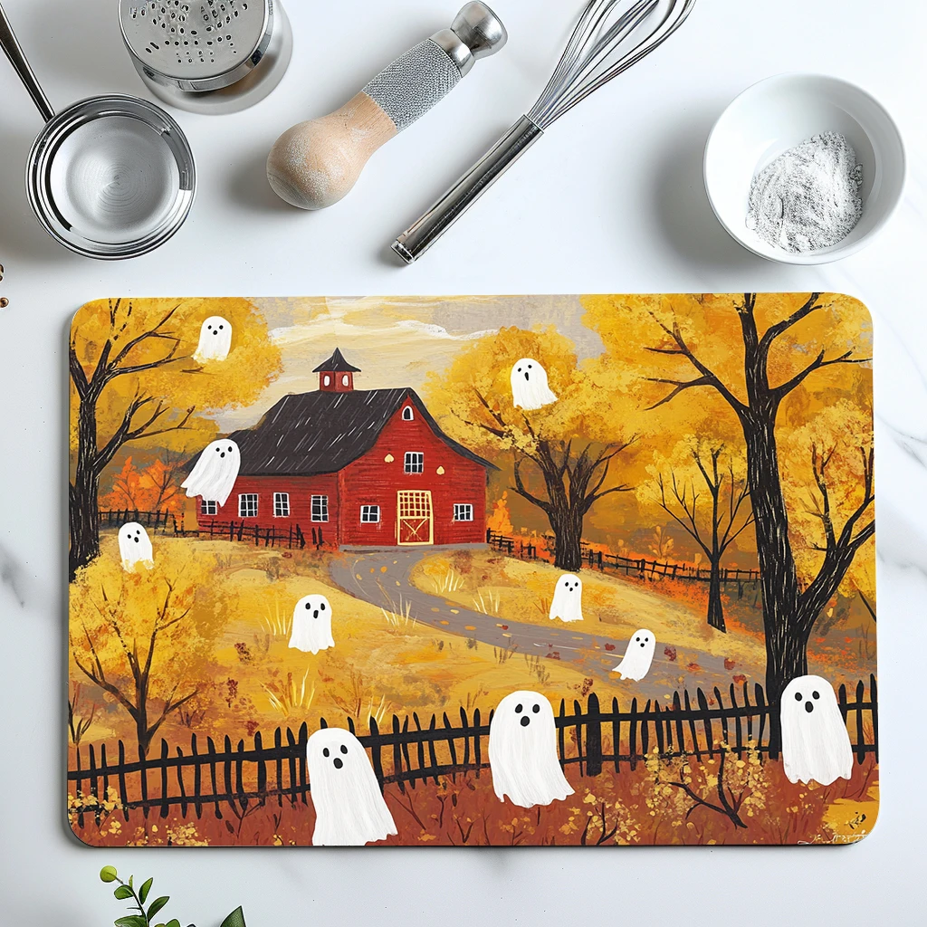 Kitchen Drying Mat Halloween Ghost Dry Coffee Mat Absorbent Dish Placemat Table Cup Drying Mats Table Decoration Accessories
Kitchen Drying Mat Halloween Ghost Dry Coffee Mat Absorbent Dish Placemat Table Cup Drying Mats Table Decoration Accessories