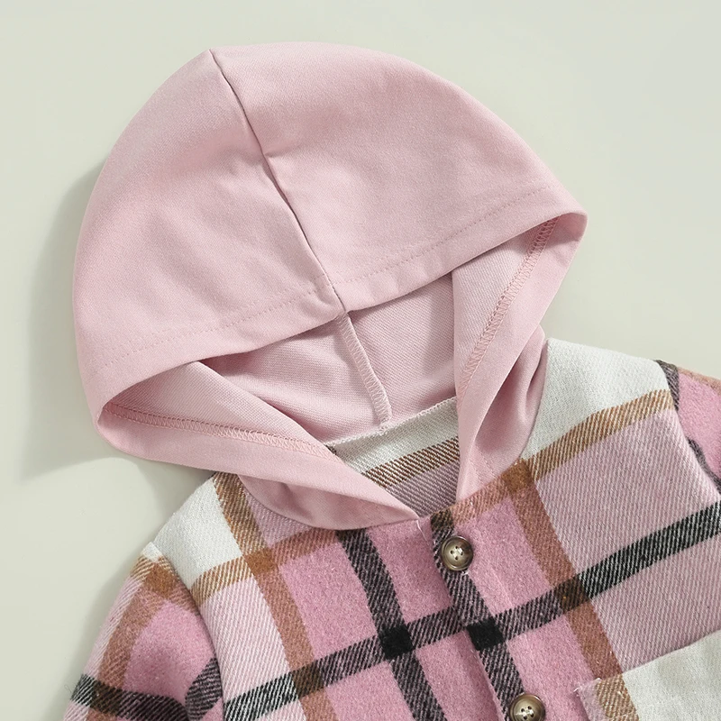 Toddler Baby Boys Plaid Hoodie Sweatsuit Long Sleeve Button Down Hooded Jacket Sweatpants Casual Fall Winter Outfits
Toddler Baby Boys Plaid Hoodie Sweatsuit Long Sleeve Button Down Hooded Jacket Sweatpants Casual Fall Winter Outfits