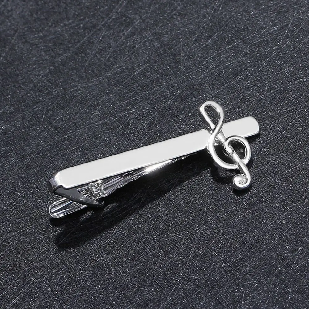 Fashion Silver Color Tie Clip Musical Note Men Jewelry Clasp Tie Pin for Shirt Necktie Pin
Fashion Silver Color Tie Clip Musical Note Men Jewelry Clasp Tie Pin for Shirt Necktie Pin